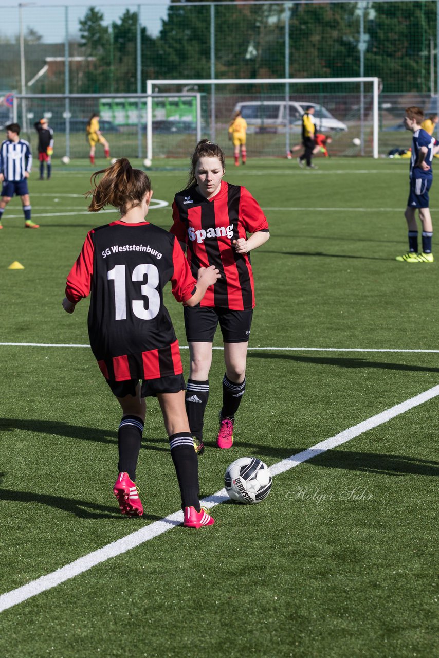 Bild 82 - B-Juniorinnen SG Weststeinburg/Bei - SV Fisia 03 : Ergebnis: 1:2